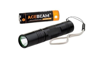 Taschenlampe mit 18650 (3100mAh) IMR 20A 3,6V geschützter Knopfverschluss Akku