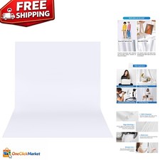 Seamless 10x8 ft White Photo Backdrop for Professional Photography Needs