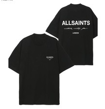 All Saints Unisex Omnium Lisa T-Shirt Designer Boxy Crew Neck Fit Tee 2 Color