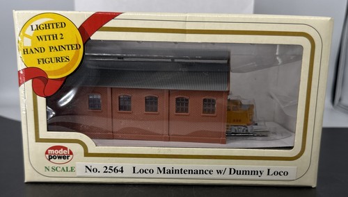 Cobertizo de mantenimiento locomotora escala N modelo Power 2564 con maniquí loco nuevo en paquete | Zustand: New