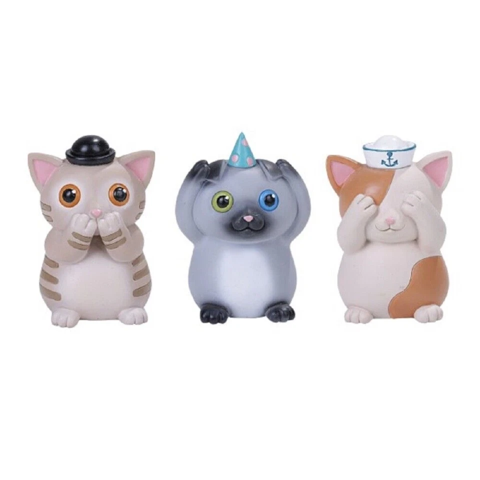 Nuevas figuras See Speak Hear No Evil Three Cats Foto 2 de 2