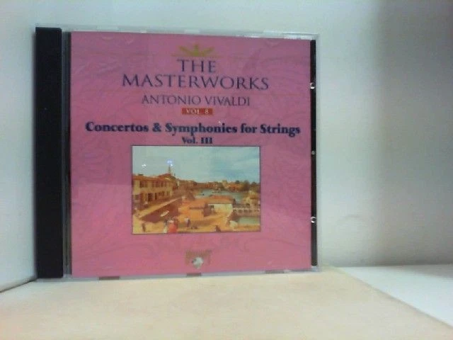 THE MASTERWORKS  " ANTONIO VIVALDI " Volume 8 " CONCERTOS & SYMPHONIES FOR STRIN