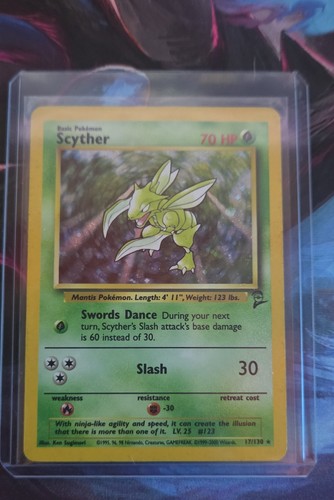 Scyther 017/130 Base Set 2 Holo