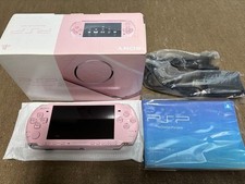 Sony PSP 3000 Console Blossom Pink USED Japan Free Shipping Very Good Condition