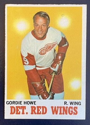 1970-71 Topps #29 Gordie Howe VG ~ G Slight Surface Issue Mr. Hockey