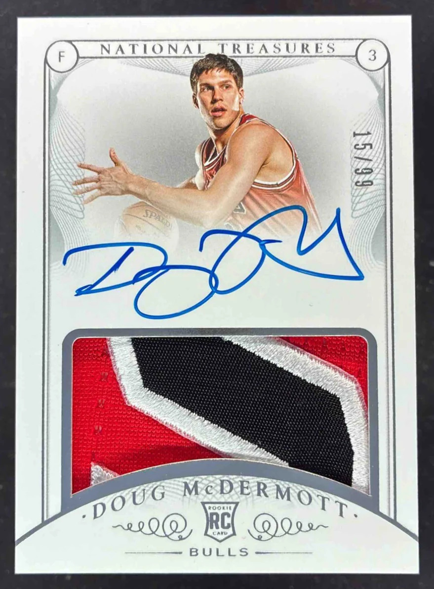 2014-15 National Treasures #111 Doug McDermott Rookie Patch Auto RC Auto /99