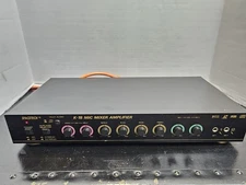 Spacetech A/V Karoke Mic Mixer Amplifier K-18 CD Karaoke Digital Audio Vintage