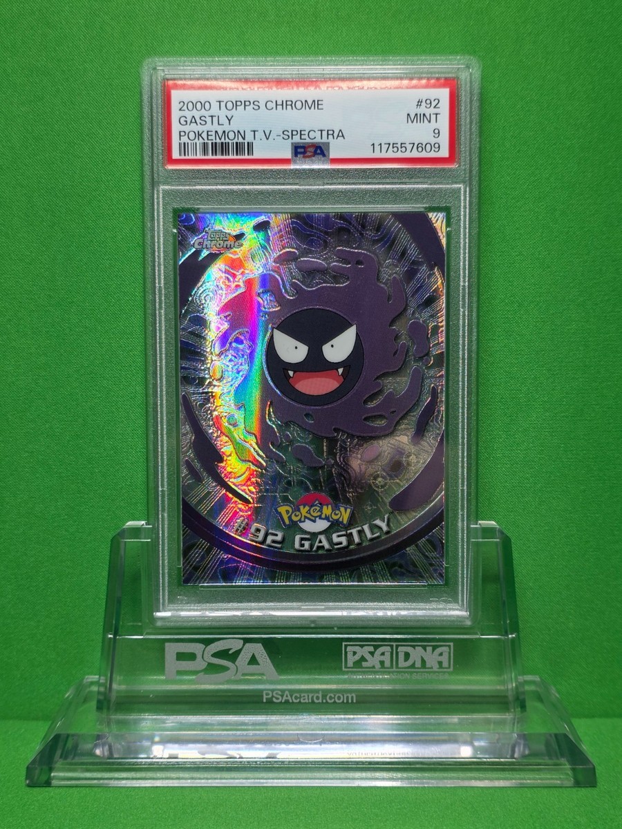 POKEMON 2000 TOPPS CHROME GASTLY SPECTRA 92 PSA 9 | eBay