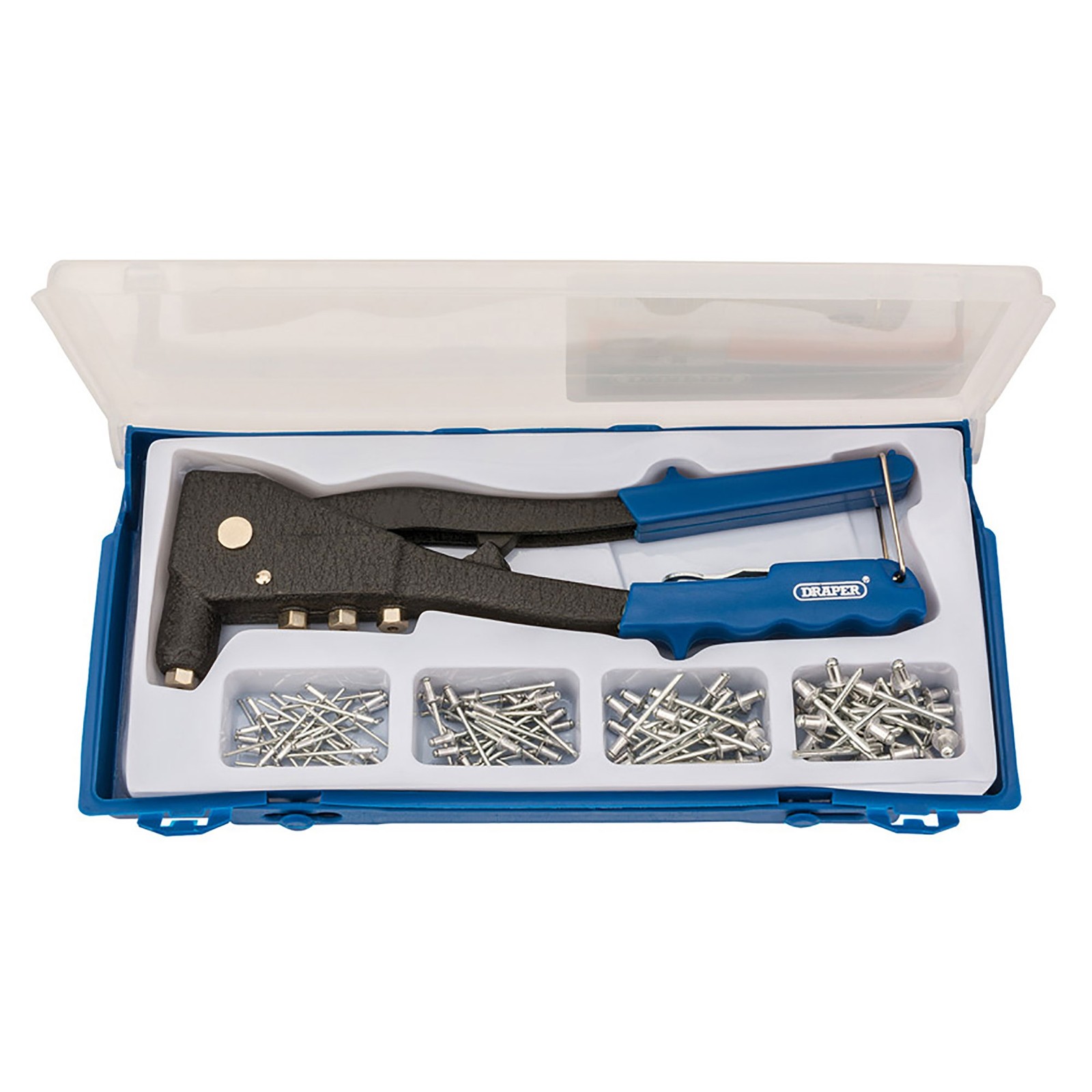 Draper Hand Riveter Kit For Aluminium Rivets - 27843