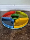 Fiestaware 6 piece Entertaining Omni Relish Serving Dishes 12" Fiesta Multicolor