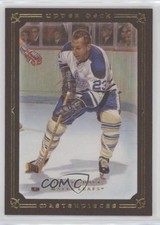 2008-09 Upper Deck Masterpieces Brown Framed Eddie Shack #72 17x5
