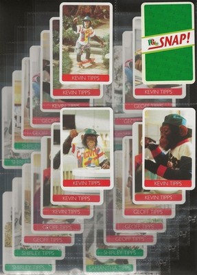 BROOKE BOND (TEA)-FULL SET- SNAP CARDS 1990'S (X36 CARDS) EXCELLENT+++