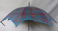 Vivienne Westwood check umbrella in red and green