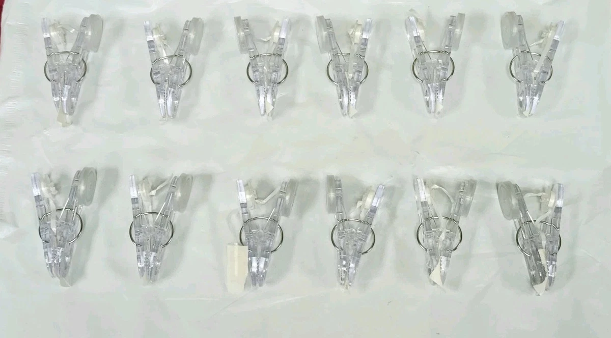 10 Clips Para Fondos Y Globos - De ABS, 9 Cm, En Colores Negro, Transparente Y Beige, Ideales Para Decoración De Fiestas Y Fotografía
