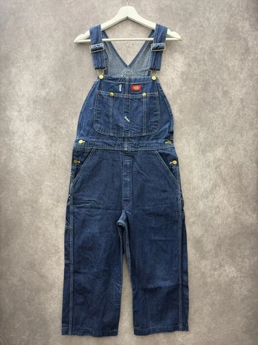 Dickies Dungarees Carpenter Overall Denim Workwear Bib Adult 32x32 - product listing photo