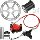 Mini Bike Hydraulic Brake Caliper Kit + 180Mm Mini Bike Disc Brake Rotor for Baj