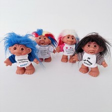 Vintage 1986 Dam Troll Doll Lucky Bingo Dolls...