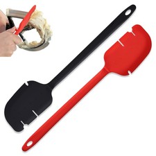 Kitchen Aid Spatula 12-Inch Food Grade Silicone, Precision-Notched for Stand ...