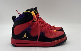 Nike Boys Air Jordan Flight TR '97 599939 626 Red Lace Up Sneaker Shoes Size 6Y