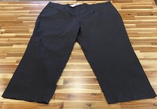 Alfred Dunner Black Pants Women s Size 22W Elastic Waste Wide Leg NWT READ