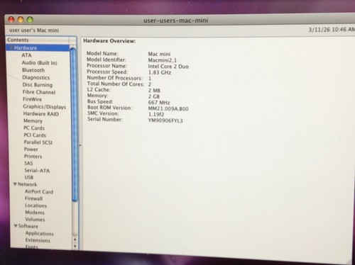 Apple Mac Mini A1176 Core 2 Duo 1.83GHz 2GB RAM 80GB WiFi CD-RW 2007 FREE SHIP - Picture 11 of 17