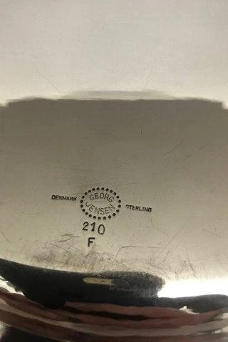 Bandeja de plata de ley Georg Jensen n.º 210F Foto 4 de 4