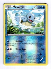 Squirtle Plasma Blast #14 (2013) Common Reverse Holo NM Pokemon