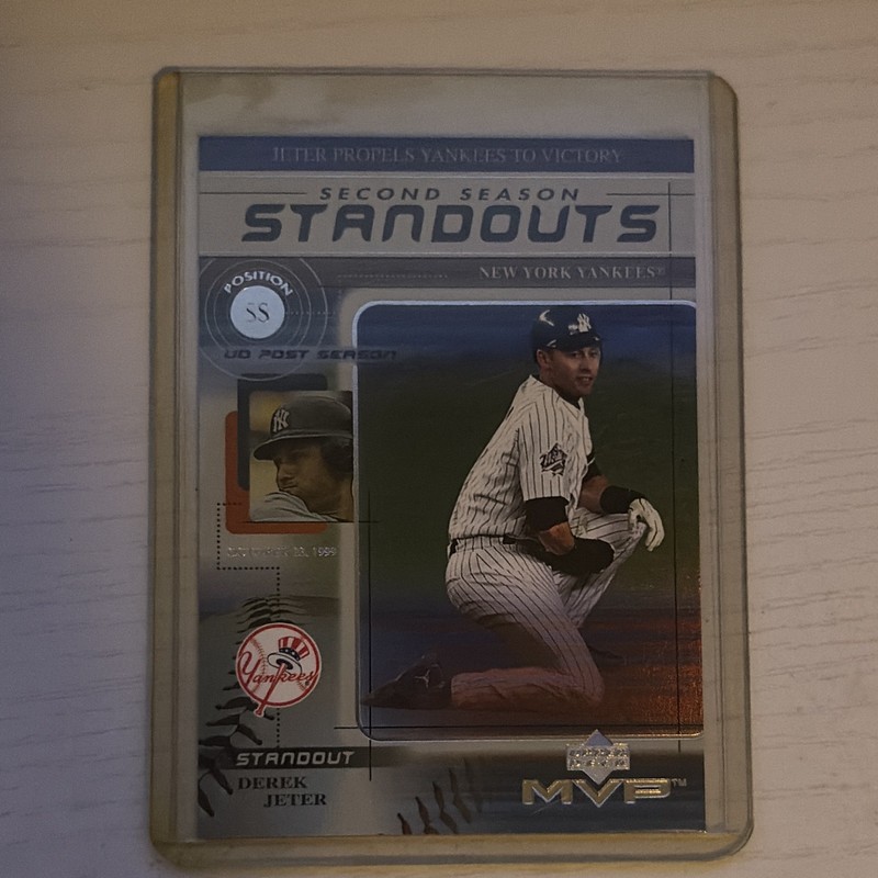 Upper Deck 2000 MVP Second Season Standouts Insert Derek Jeter Yankees SS9