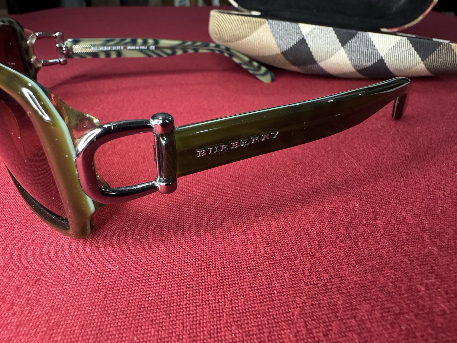 Burberry B4008 3016/73 Rectangular Sunglasses Gre… - image 9