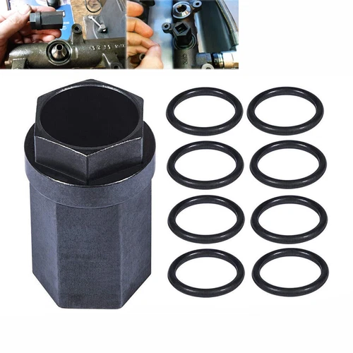 Kit de enchufe de taza de pezón diésel 6,0 L para Ford 2003-2007 reparación de aceite de alta presión - Imagen 2 de 12