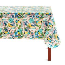 Mainstays Tropical PEVA Vinyl Tablecloth 60  X 84  Rectangle New