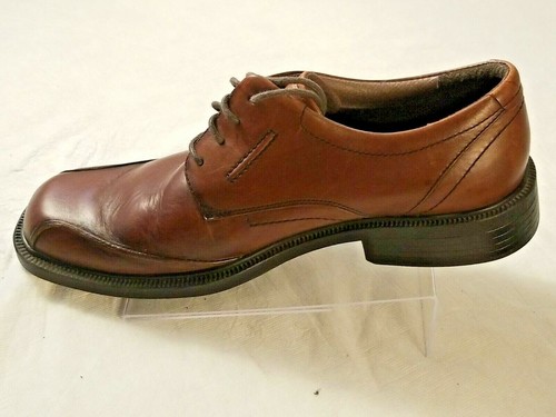 Clark's Mens Oxfords Leather Brown Bicycle Toe Size 10 M - Picture 2 of 9