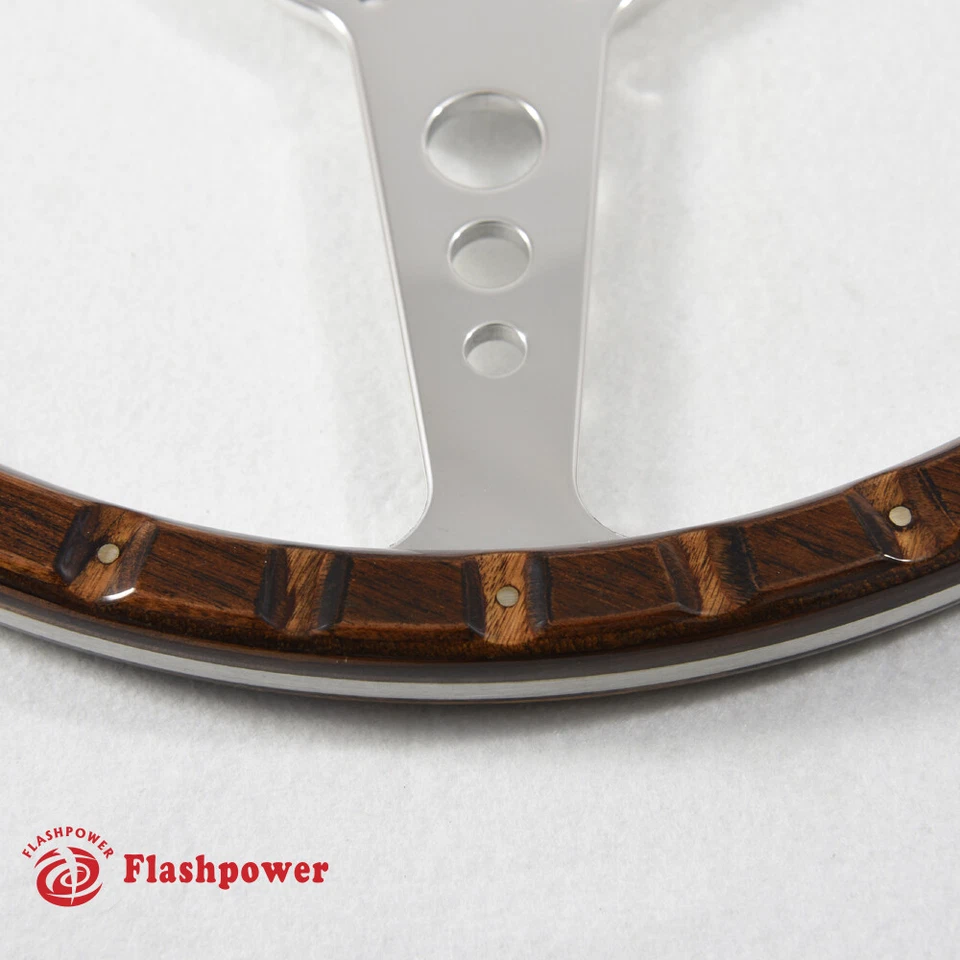 15英寸经典铆钉木质方向盘修复Austin Healey,3000,Sprite — 第 4/4 张图片