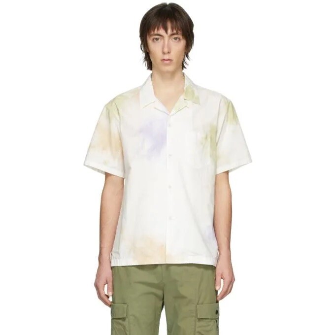 John Elliott Bowling shirt tie dye cotton Japan XXL NWT | eBay