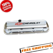 Proform 141-812 Chrome Stock Valve Covers for 65-96 Chevy Big Block 396-454 V8
