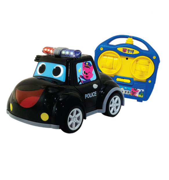 Pinkfong Super Rescue RC Car Brave Police Car Toy Remote Control Birthday Gift