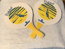 Lot Of 2 SportsCraft RallyBall Wooden Paddles Racquets