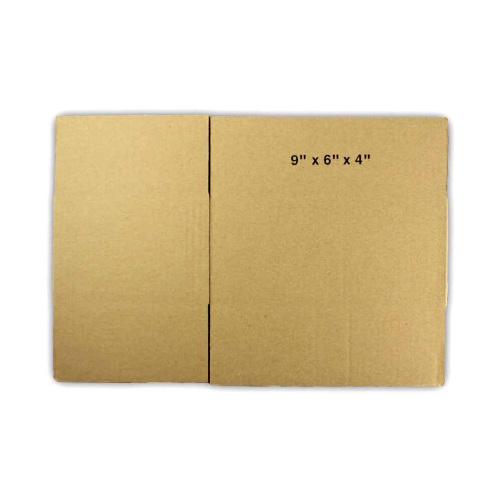 Pemtow 9x6x4 Shipping Boxes Set of 20, Brown Corrugated Cardboard