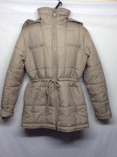 Rugged Outerwear Jc Penney Brown Puffer Jacket Removable Hoodie Women's Size M