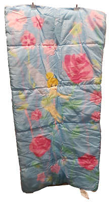 CLASSIC 2005 DISNEY TINKERBELL FAIRIE PIXIE DUST SLEEPING BAG MADE IN U.S.A.