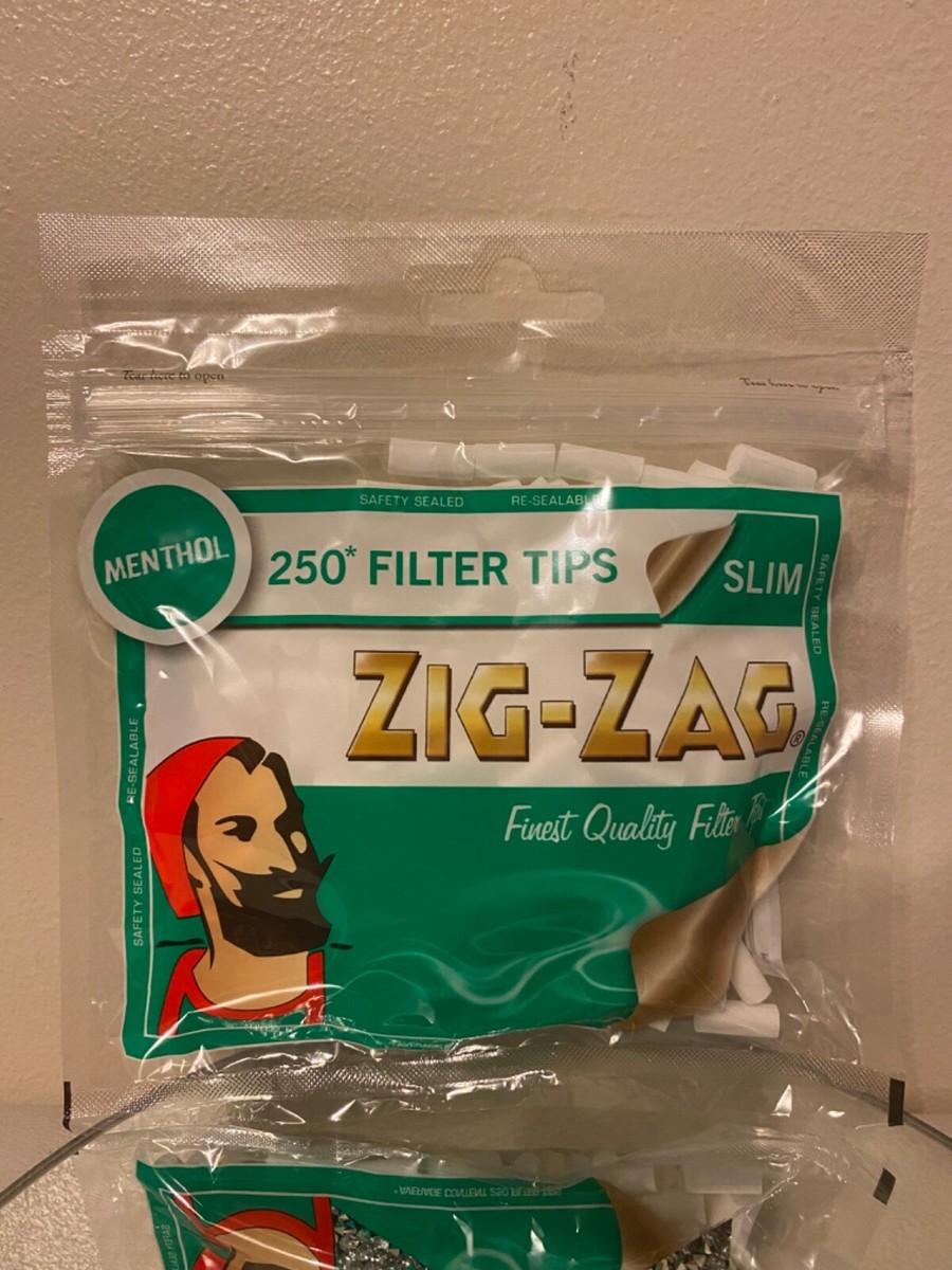 Zig Zag Menthol Filter Tips 250 500 750 1000 Packs