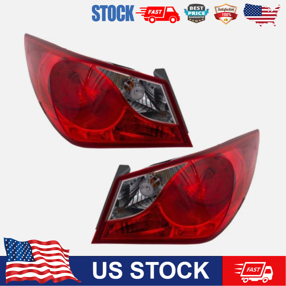 2011-2014 Hyundai Sonata Left & Right Outer Halogen Tail Lights
