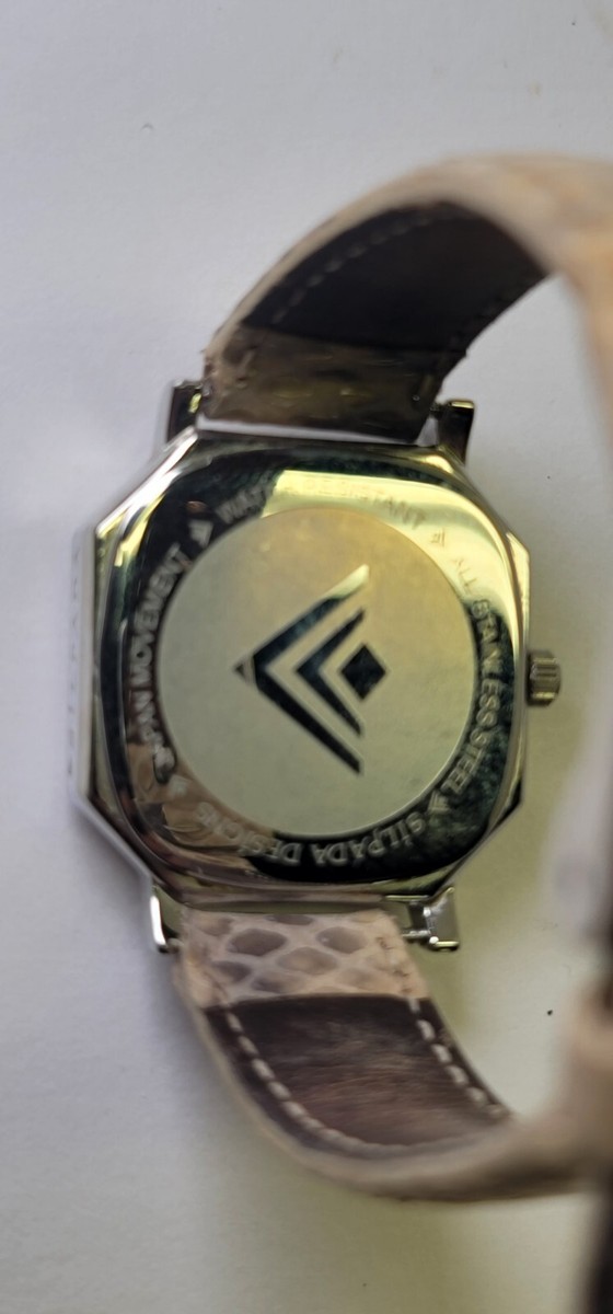 Silpada Designs Watch Women 30mm Silver Tone Snake Print  display picture 1