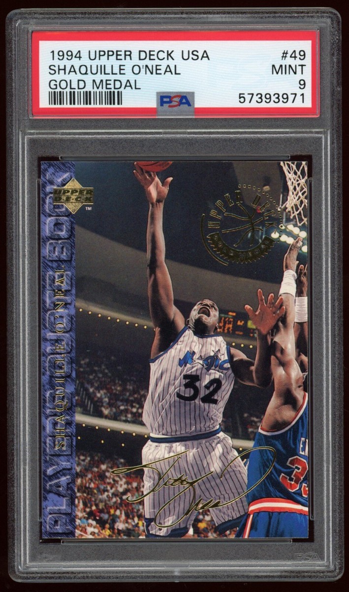 1994 Upper Deck USA Basketball - SHAQUILLE O'NEAL - SHAQ #49 - PSA