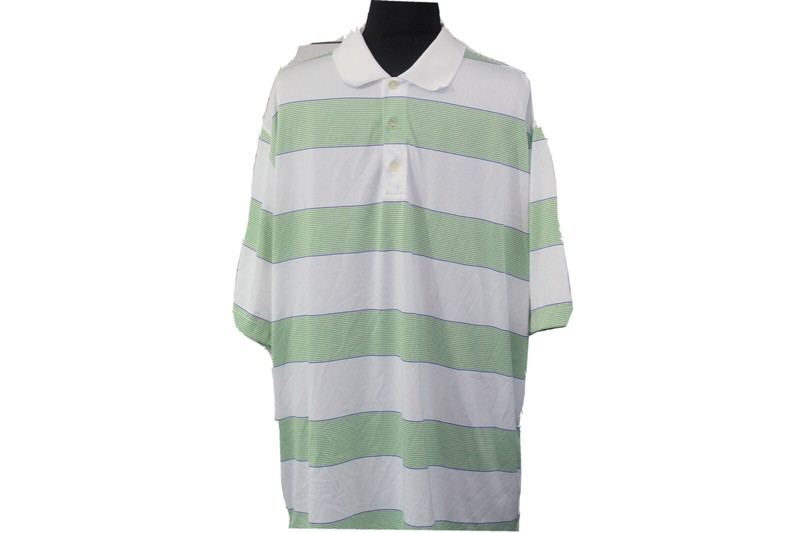 Nike Golf Dri-Fit Mens Polo Shirt Sz XL Striped Multi-Color 