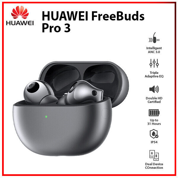 Huawei Freebuds Pro 3 Plata, FreeBuds Pro Series, Audio Huawei, Huawei, Todas, Categoría