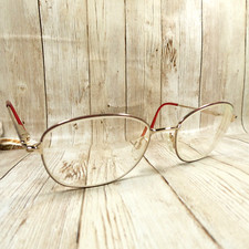 Marcolin Gold Metal Full-Rim Eyeglasses FRAMES - Mod 7213 Col 506 54-18-135