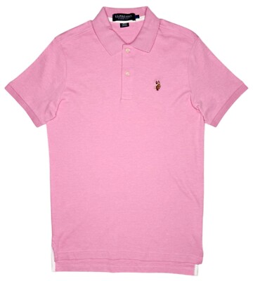 U.S. Polo Assn. #11680 NEW Men's Luxury Feel Interlock Polo Shirt
