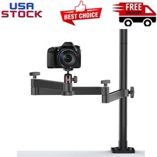 Camera Desk Mount Stand with Arm Overhead Camera Mount Arm