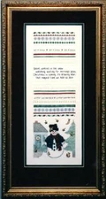 DKT Originals SNOWMAN SAMPLER Cross Stitch/Specialty Stitch Chart/Leaflet Only